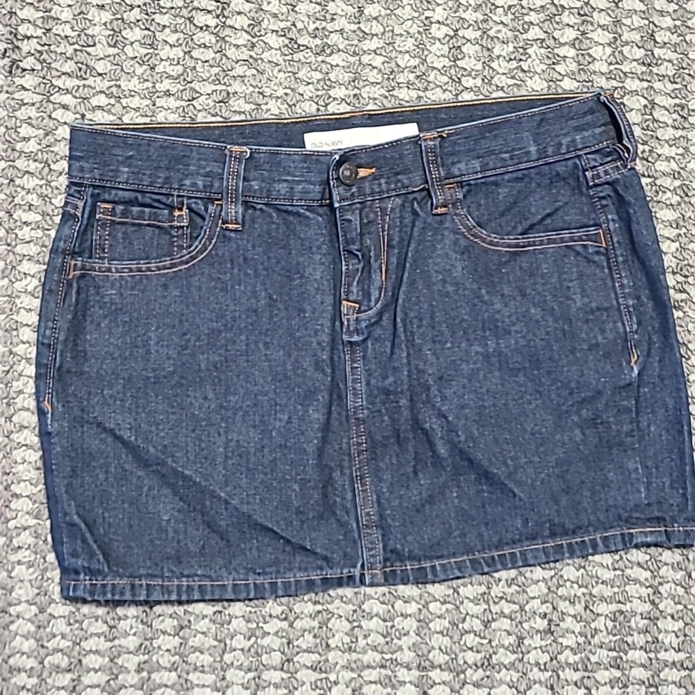 Old Navy denim Jean‎ mini skirt size 6